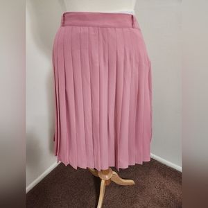 Modcloth Pink Pleated Skirt 2X.